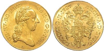 Josef II. GOLD - Münzen, Medaillen und Papiergeld