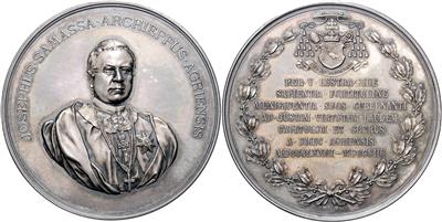Kardinal Samassa, Josef, 1873-1912, Erzbischof von Eger (Erlau) - Münzen, Medaillen und Papiergeld