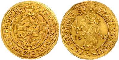 Münster i. W., Fürstbischof Ferdinand von Bayern 1612-1650, GOLD - Münzen, Medaillen und Papiergeld