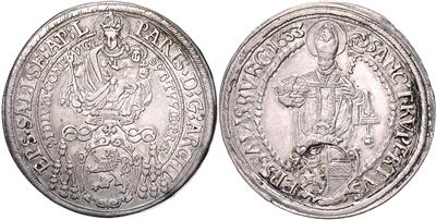 Paris von Lodron - Coins, medals and paper money