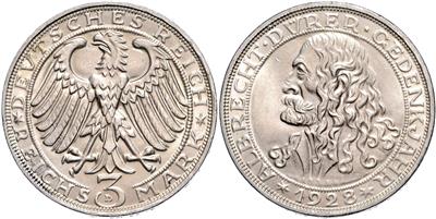 Weimarer Republik - Coins, medals and paper money