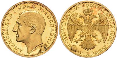 Alexander I. 1921-1934 GOLD - Münzen, Medaillen und Papiergeld