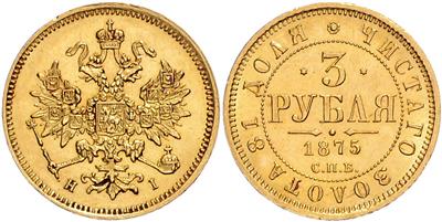 Alexander II. 1855-1881, GOLD - Münzen, Medaillen und Papiergeld