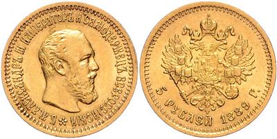 Alexander III. 1881-1894 GOLD - Monete, medaglie e cartamoneta