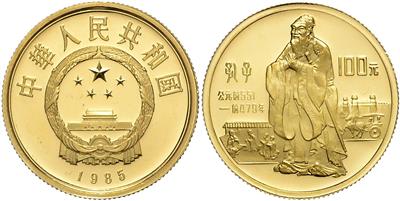 China, Volksrepublik GOLD - Mince, medaile a papírové peníze
