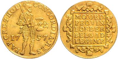 Holland, GOLD - Münzen, Medaillen und Papiergeld