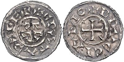 Karolinger, Karl d. Einfältige 898-923 - Mince, medaile a papírové peníze