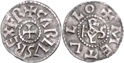 Karolinger, Karl d. Große 768-814 - Mince, medaile a papírové peníze