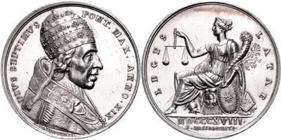 Pius VII., 1800-1823 - Münzen, Medaillen und Papiergeld