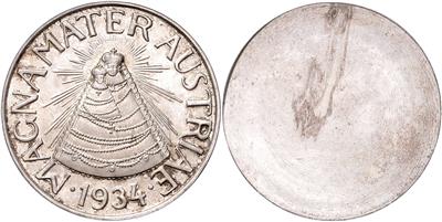Autoritäres Regime/ "Ständestaat" 1934-1938 - Monete e medaglie - Collezione di monete d'oro e pezzi d'argento selezionati