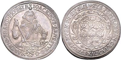 Brandenburg- Ansbach, Joachim Ernst 1603-1625 - Mince a medaile - Sbírka zlatých mincí a vybraných stříbrných mincí