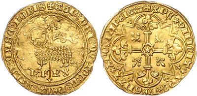Charles VI. 1380-1422, GOLD - Mince a medaile - Sbírka zlatých mincí a vybraných stříbrných mincí