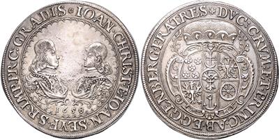 Eggenberg, Johann Christian und Johann Seyfried 1652-1658 - Mince a medaile - Sbírka zlatých mincí a vybraných stříbrných mincí