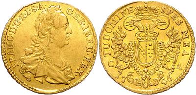 Franz I. Stefan 1745-1765, GOLD - Münzen und Medaillen - Sammlung Goldmünzen und ausgewählte Silberstücke