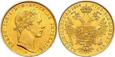 Franz Josef I. 1848-1916, GOLD - Münzen und Medaillen - Sammlung Goldmünzen und ausgewählte Silberstücke