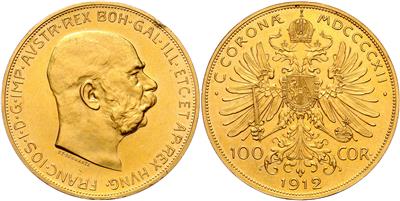 Franz Josef I. 1848-1916, GOLD - Mince a medaile - Sbírka zlatých mincí a vybraných stříbrných mincí