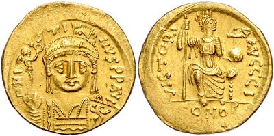 Iustinus II. 565-578, GOLD - Münzen und Medaillen - Sammlung Goldmünzen und ausgewählte Silberstücke