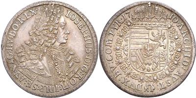 Josef I. 1705-1711 - Mince a medaile - Sbírka zlatých mincí a vybraných stříbrných mincí