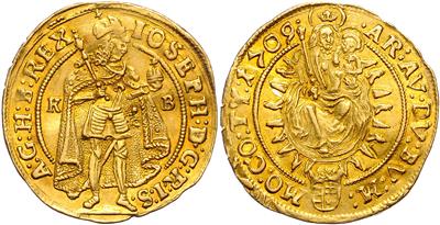 Josef I. 1705-1711, GOLD - Münzen und Medaillen - Sammlung Goldmünzen und ausgewählte Silberstücke