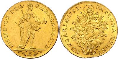 Josef II. 1780-1790, GOLD - Münzen und Medaillen - Sammlung Goldmünzen und ausgewählte Silberstücke