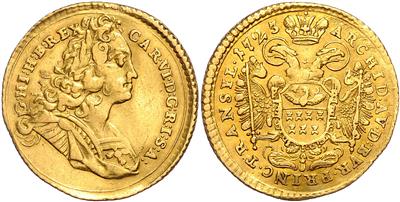 Karl VI. 1711-1740, GOLD - Münzen und Medaillen - Sammlung Goldmünzen und ausgewählte Silberstücke