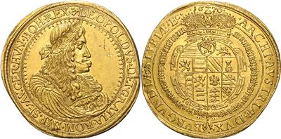 Leopold I. 1657-1705, GOLD - Münzen und Medaillen - Sammlung Goldmünzen und ausgewählte Silberstücke