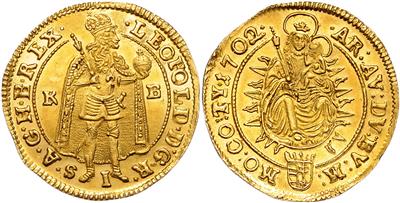 Leopold I. 1657-1705, GOLD - Mince a medaile - Sbírka zlatých mincí a vybraných stříbrných mincí