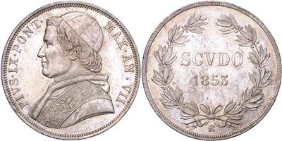 Papst Pius IX. 1846-1878 - Mince a medaile - Sbírka zlatých mincí a vybraných stříbrných mincí