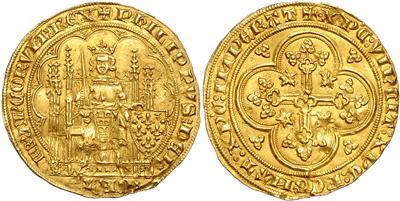 Philippe VI. 1328-1350, GOLD - Münzen und Medaillen - Sammlung Goldmünzen und ausgewählte Silberstücke