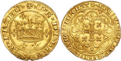 Philippe VI. 1328-1350, GOLD - Mince a medaile - Sbírka zlatých mincí a vybraných stříbrných mincí