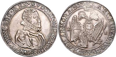 Rudolf II. 1576-1612 - Mince a medaile - Sbírka zlatých mincí a vybraných stříbrných mincí
