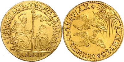 Venedig, Silvestro Valier 1694-1700, GOLD - Monete e medaglie - Collezione di monete d'oro e pezzi d'argento selezionati