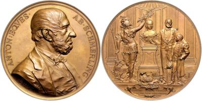Anton Ritter von Schmerling, 25 Jahre Kurator des Theresianums - Monete, medaglie e cartamoneta