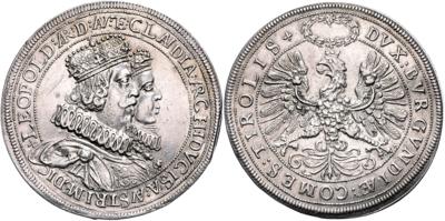 Eh. Leopold und Claudia von Medici - Mince, medaile a bankovky