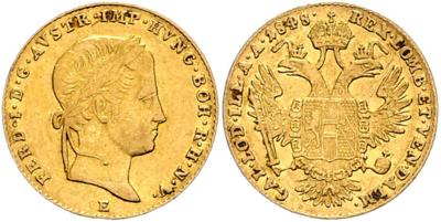 Ferdinand I. GOLD - Münzen, Medaillen und Papiergeld