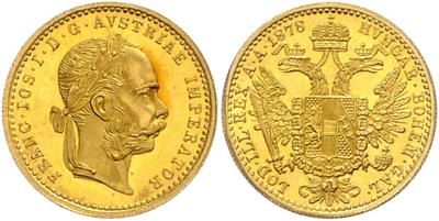 Franz Josef I. GOLD - Münzen, Medaillen und Papiergeld