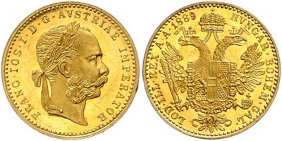 Franz Josef I. GOLD - Mince, medaile a bankovky