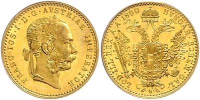 Franz Josef I. GOLD - Mince, medaile a bankovky