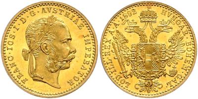 Franz Josef I. GOLD - Mince, medaile a bankovky