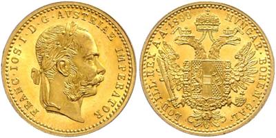 Franz Josef I. GOLD - Mince, medaile a bankovky