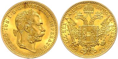 Franz Josef I. GOLD - Mince, medaile a bankovky