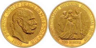 Franz Josef I. GOLD - Mince, medaile a bankovky