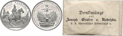 Josef Graf Radetzky K. K. FM 1766-1858 - Mince, medaile a bankovky