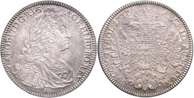 Karl VI. - Mince, medaile a bankovky