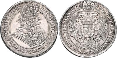 Leopold I. - Coins, medals and paper money