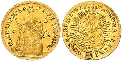 Maria Theresia GOLD - Münzen, Medaillen und Papiergeld