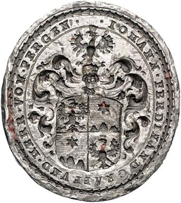 NÖ, Johann Ferdinand (Wilhelm) Graf von Pergen (1684-1766) - Münzen, Medaillen und Papiergeld