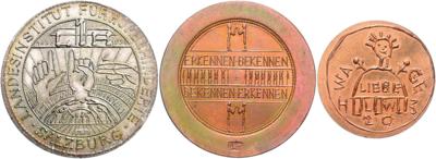 Schaffungszeitraum 1998-2002 des Künstlers und Medailleurs Helmut ZOBL - Coins, medals and paper money