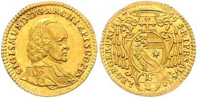 Sigismund v. Schrattenbach GOLD - Monete, medaglie e cartamoneta