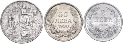 Bulgarien, Boris III. und Simeon - Coins, medals and paper money